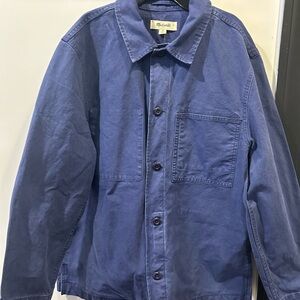 Overshirt in Garment-Dyed Canvas